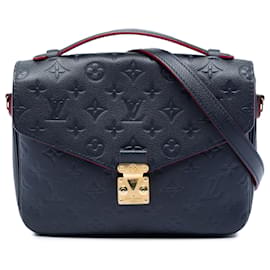 Louis Vuitton Pochette Metis in pelle Monogram Empreinte blu