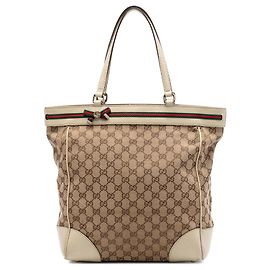 Tote Mayfair in GG Canvas Web beige Gucci
