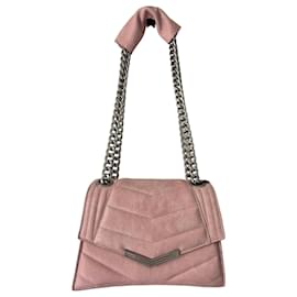 Borsa a mano IKKS in pelle rosa - Ikks