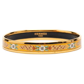 Bracelet jonc Hermes Enamel PM Cloisonné Flower - Hermès