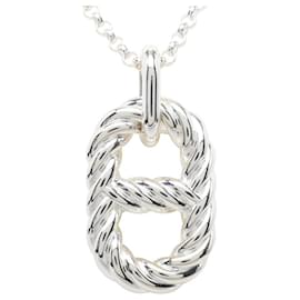 Collier pendentif Hermes Chaine d'Ancre Area II Twist GM - Hermès