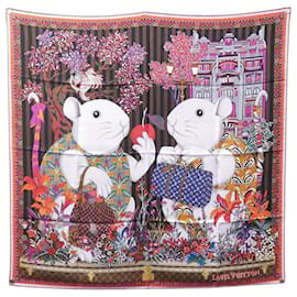 Sciarpa Louis Vuitton Monogram Carre Rat Animals