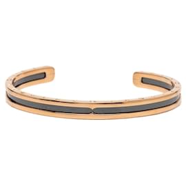 Bracciale charm in oro rosa 18K e ceramica nera Bvlgari - Bulgari
