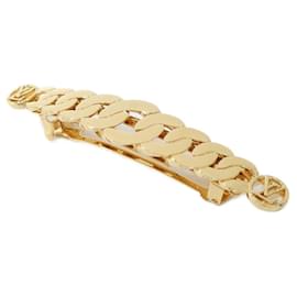 Louis Vuitton Accessoires Chev 2D Gold Barrette