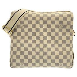 Borsa a tracolla Louis Vuitton Damier Azur Naviglio
