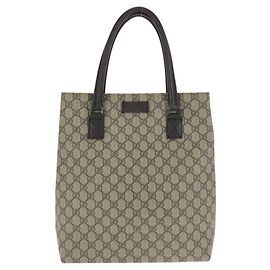 Borsa Tote in tela GG Supreme e pelle Gucci