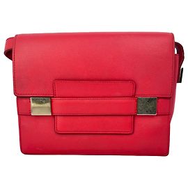 Mini borsa a tracolla Madame in pelle rossa Delvaux
