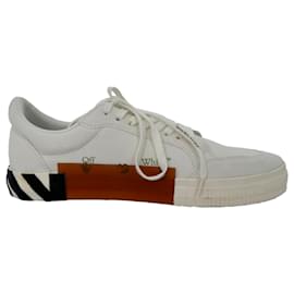Sneakers vulcanizzate Off-White in tela bianca - Off White