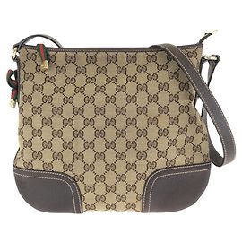 Borsa a tracolla Gucci Princy GG Canvas e pelle