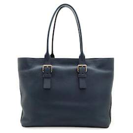 Louis Vuitton Tote Bag aus navyblauem Taurillon-Leder