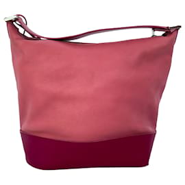 Bolso de hombro Delvaux Every D Hobo Allure en piel rosa