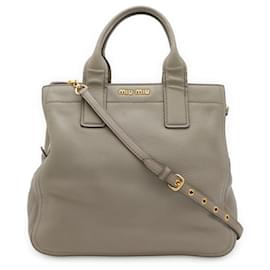 Borsa Tote 2WAY in pelle Vitello Carib Miu Miu