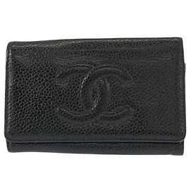 Portachiavi in pelle Chanel Coco Mark