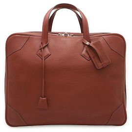 Hermès Borsa Boston Hermes Victoria 45 in pelle