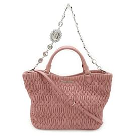 Borsa 2WAY Miu Miu Matelassé Nappa Crystal