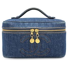 Beauty case vanity in denim Chanel