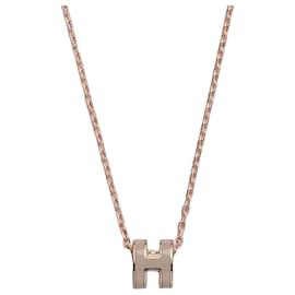 Mini Pop Maronglace Rose Gold Halskette für Damen - Hermès