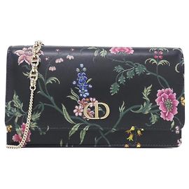 Christian Dior DIOR PETITES FLEURS Caro Portemonnaie-Kette