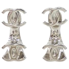 Orecchini a lobo argentati Chanel ABH472