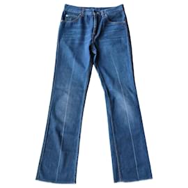 Vaqueros flare Gucci en denim azul