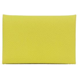 Tarjetero Calvi en piel Epsom Hermès