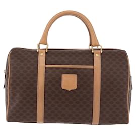 Céline Celine Vintage Macadam Boston in tela e pelle