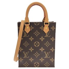 Louis Vuitton Monogram Petite Sac Plat Handtasche
