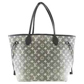 Borsa Louis Vuitton Monogram Jacquard Denim Neverfull MM