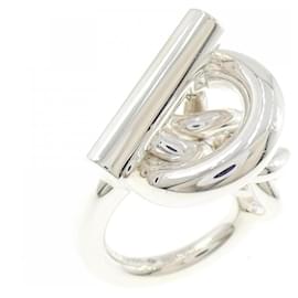 Bague Croisette de Hermès en Argent 925