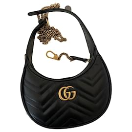 Gucci Marmont Mini borsa a tracolla nera