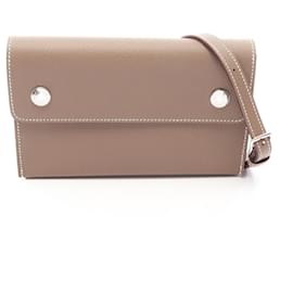 Hermès Hermes Snap Tougo Etoupe Schultertasche