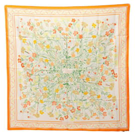 Sciarpa Carré 90 Oeillets Sauvages Hermès