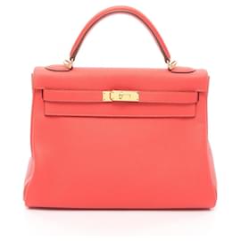 Hermès Borsa Hermes Kelly 32 in Rose Jaipur