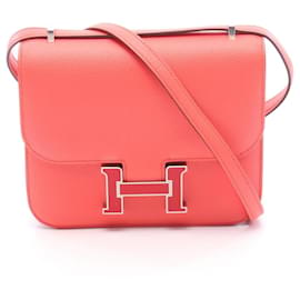 Hermes Constance 3 Mini Rose Texas Schultertasche - Hermès