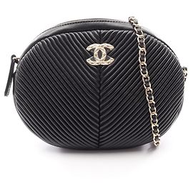 Borsa a Spalla Chanel Oval Pleated