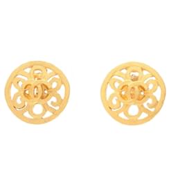 Brincos Chanel Coco Mark Circle