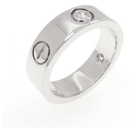 Cartier Love Ring mit halben Diamanten
