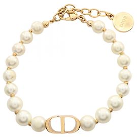 Christian Dior Armband mit Anhängern, vergoldet