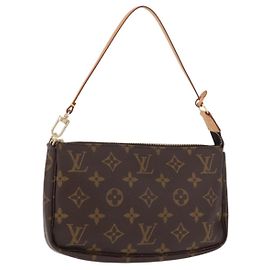 LOUIS VUITTON Monogram Pochette Accessoires Pouch M51980 LV Auth ki6744M