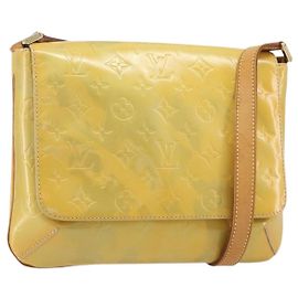 LOUIS VUITTON Monogram Vernis Thompson Street Bag Gris M91008 LV Auth 193875