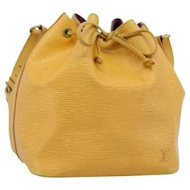 Borsa a Spalla LOUIS VUITTON Epi Petit Noe Tassili Yellow M44109 LV Auth ka5433