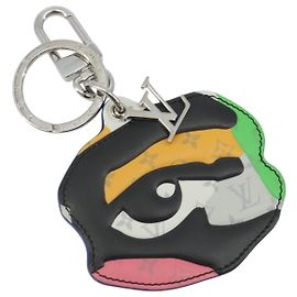 LOUIS VUITTON Charm Monogram LV Portrait M01402 LV Auth ar14111M