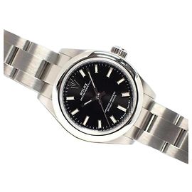 ROLEX Oyster PERPETUAL 28 nero '22 276200 Uomo