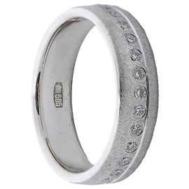 Autre Marque Anillo de Oro de 14k (Au585) Sin Firmar con 30 Diamantes Naturales