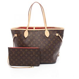 Borsa Tote Louis Vuitton Neverfull MM Cerise