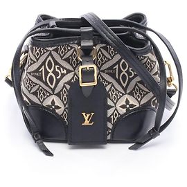 Borsa Louis Vuitton Noé Monogram Jacquard SINCE1854 Noir