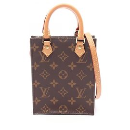 Borsa a 2 vie Louis Vuitton Petite Sac Plat Monogram