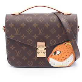 Borsa a 2 vie Louis Vuitton Pochette Metis MM Monogram Tiger Head