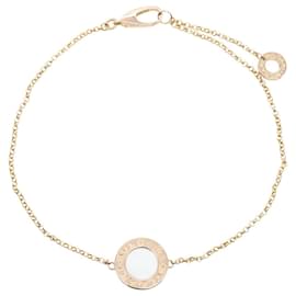 Bracciale charm Bvlgari in oro rosa 18K con madreperla - Bulgari