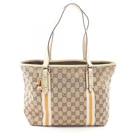 Borsa Tote Gucci GG Canvas Sherry Line